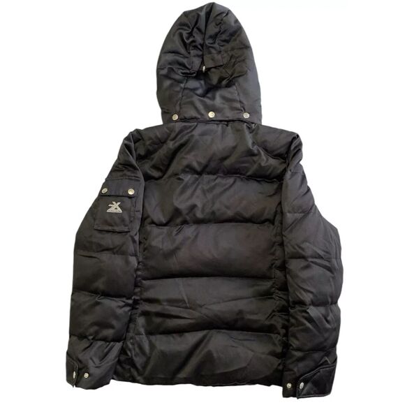 ZeroXposur Women's Puffer Jacket Black Faux-Fur Hood Ski Coat Size Med - Picture 5 of 15